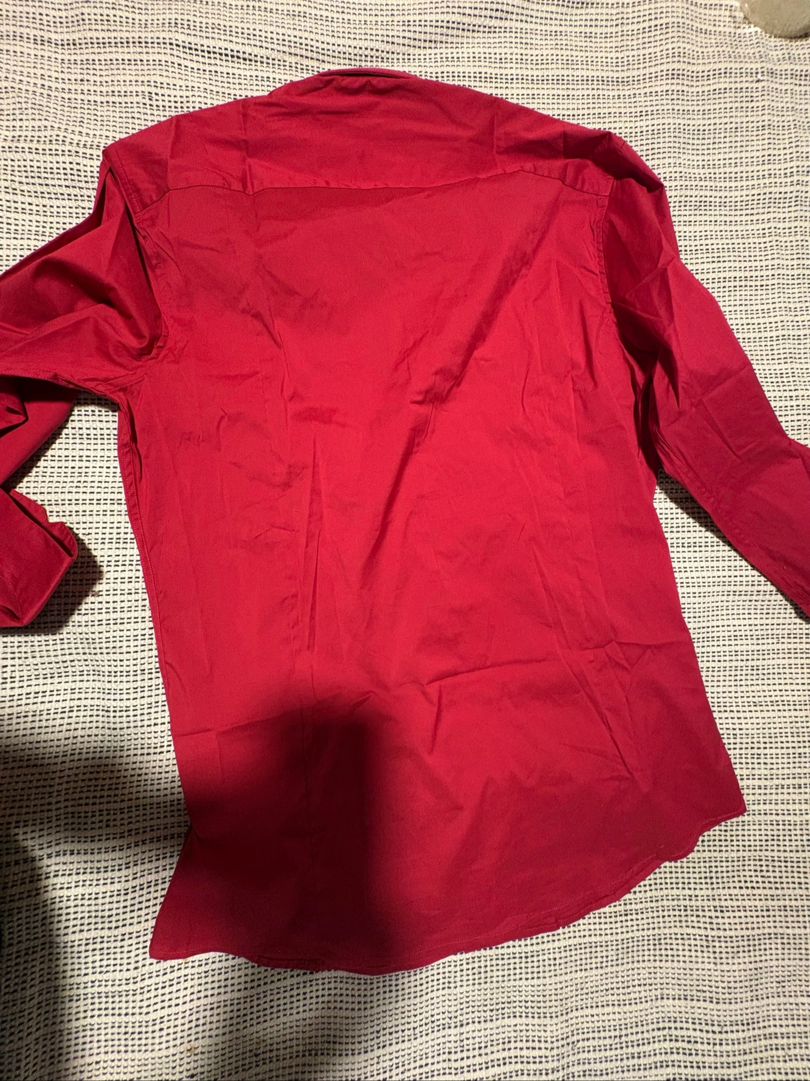 camisa hombre roja Formula Joven El Corte Ingles L slim fit shirt chemise hemden – photo 6